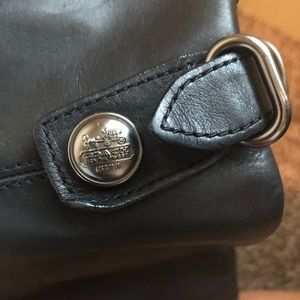 Coach Black Leather Knee High Boot